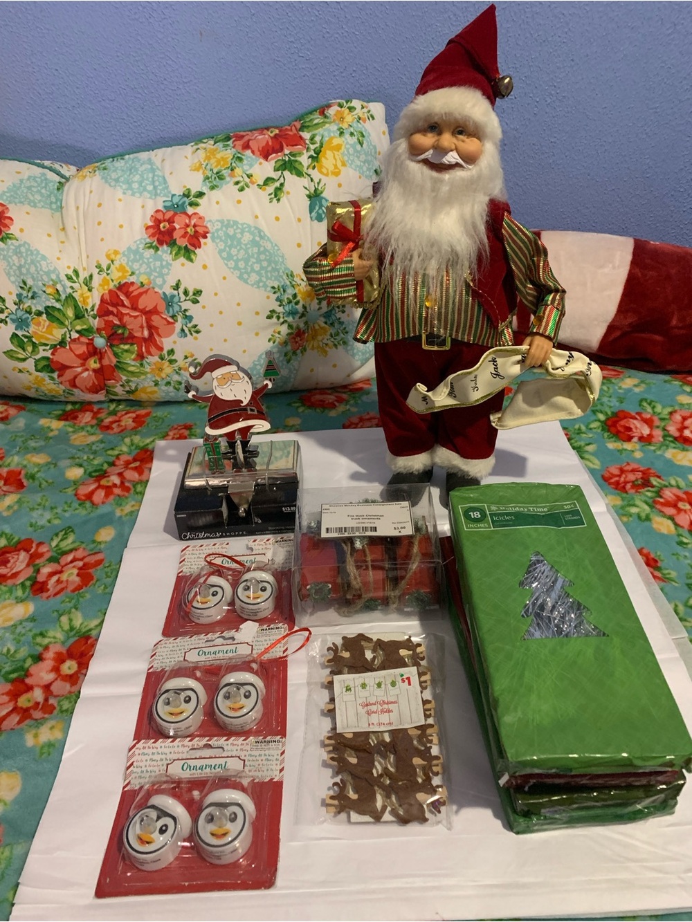 Large Lot Christmas Decorations Ornaments